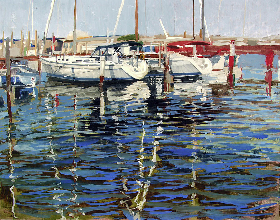 yacht club painting for sale