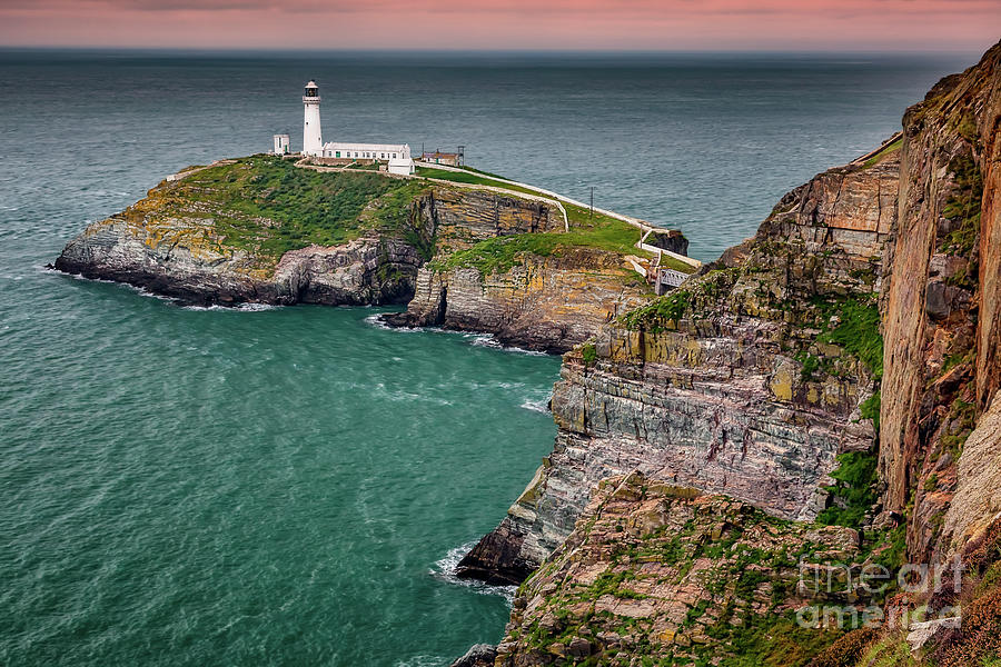 South Stack Lighthouse Anglesey Photograph by Adrian Evans