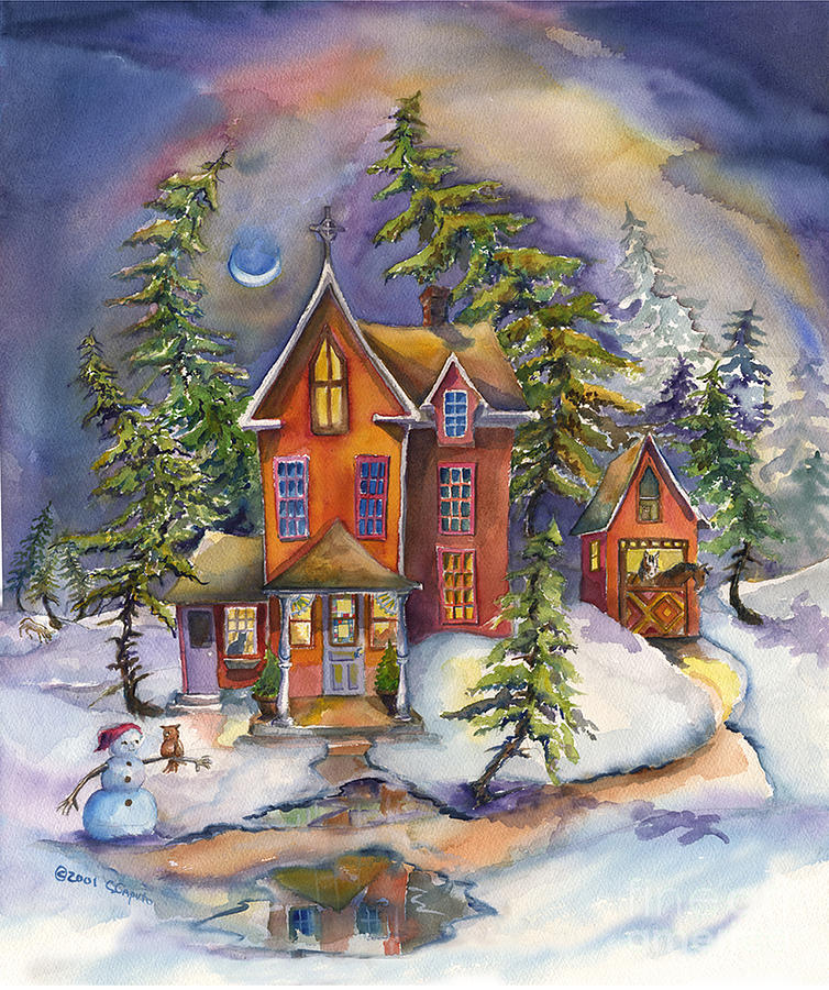 South Wind or February Thaw Painting by Cori Caputo