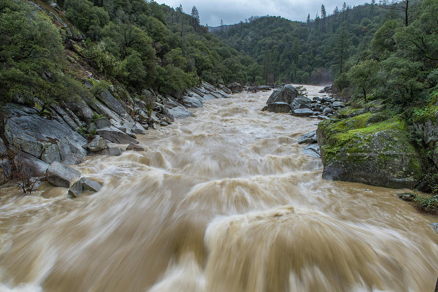 South Yuba in the Storm Photograph by Robin Mayoff