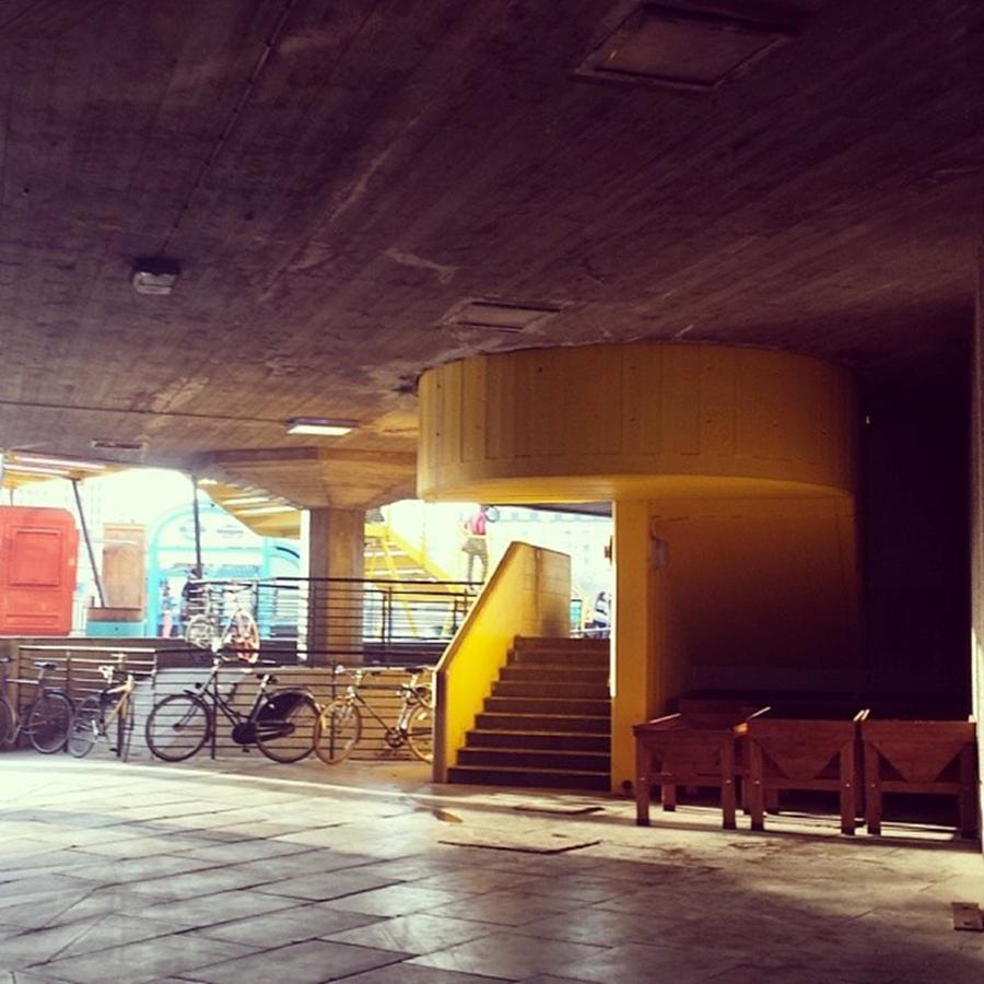 London Photograph - #southbank #london #architecture by Julie Featherstone