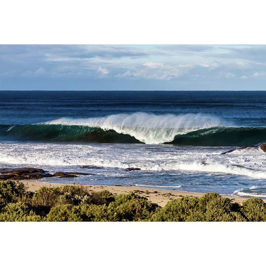 Winter Photograph - #southbeach #bigswell #beach #surf by Mik Rowlands
