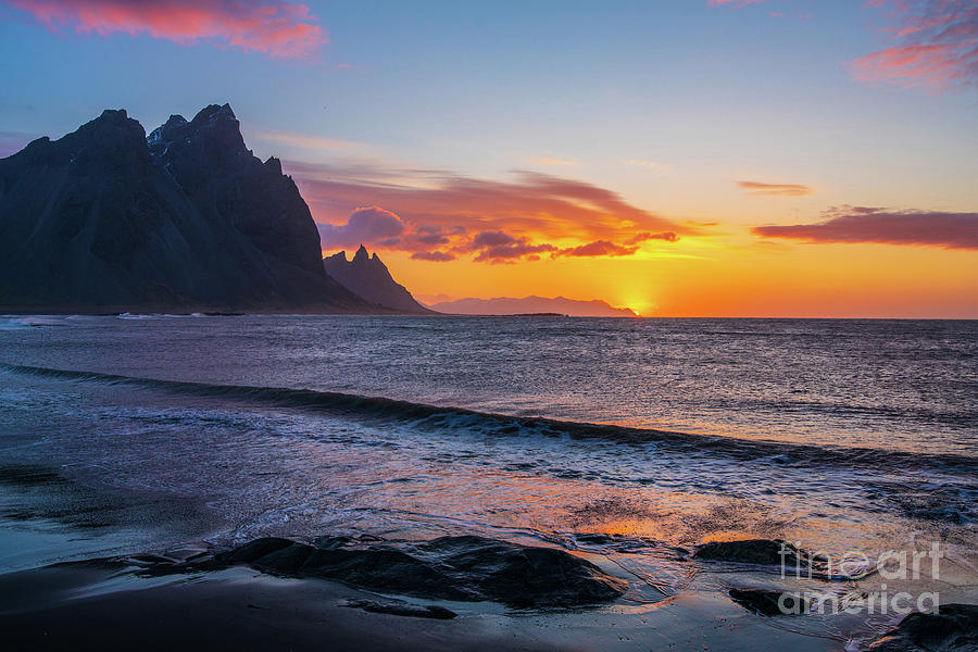 Southeast Iceland Morning Sunrise Serenity Photograph