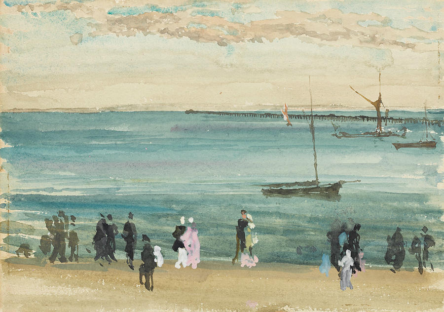 Southend Pier Painting by James Abbott McNeill Whistler