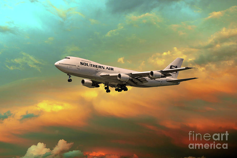 Southern Air Boeing 747 Digital Art by Airpower Art