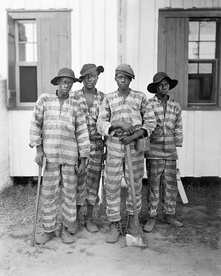 Chain Gang Photograph - Southern Chain Gang Photo - 1903 by War Is Hell Store