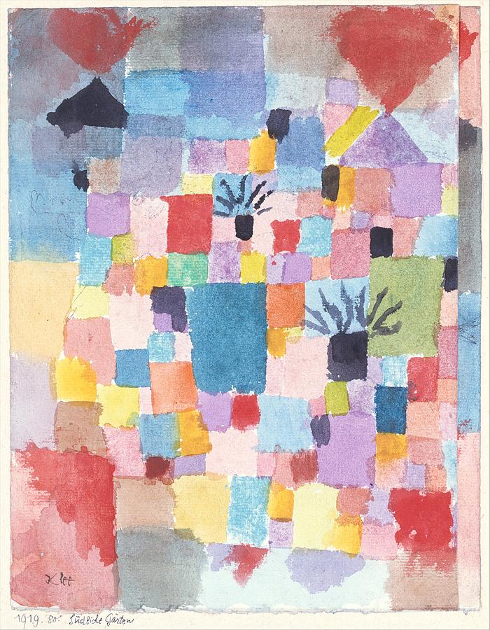Southern Gardens Painting by Paul Klee