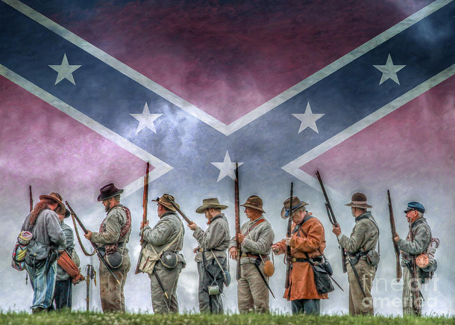 Gettysburg National Park Digital Art - Southern Heritage Southern Pride by Randy Steele