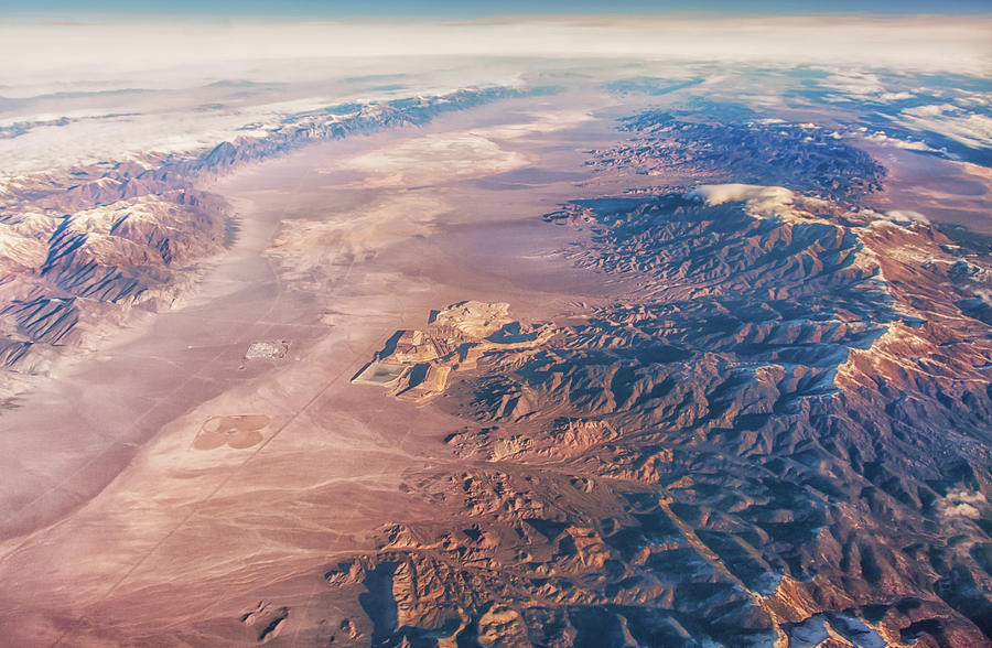 Southern Nevada From Above Photograph by Marc Crumpler