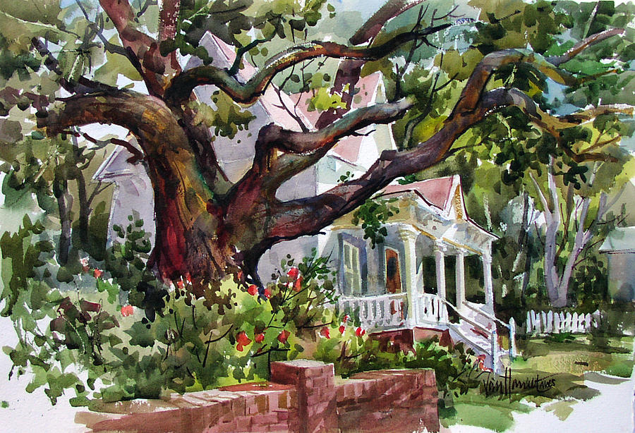 Architecture Painting - Southern Sentinel by Tony Van Hasselt