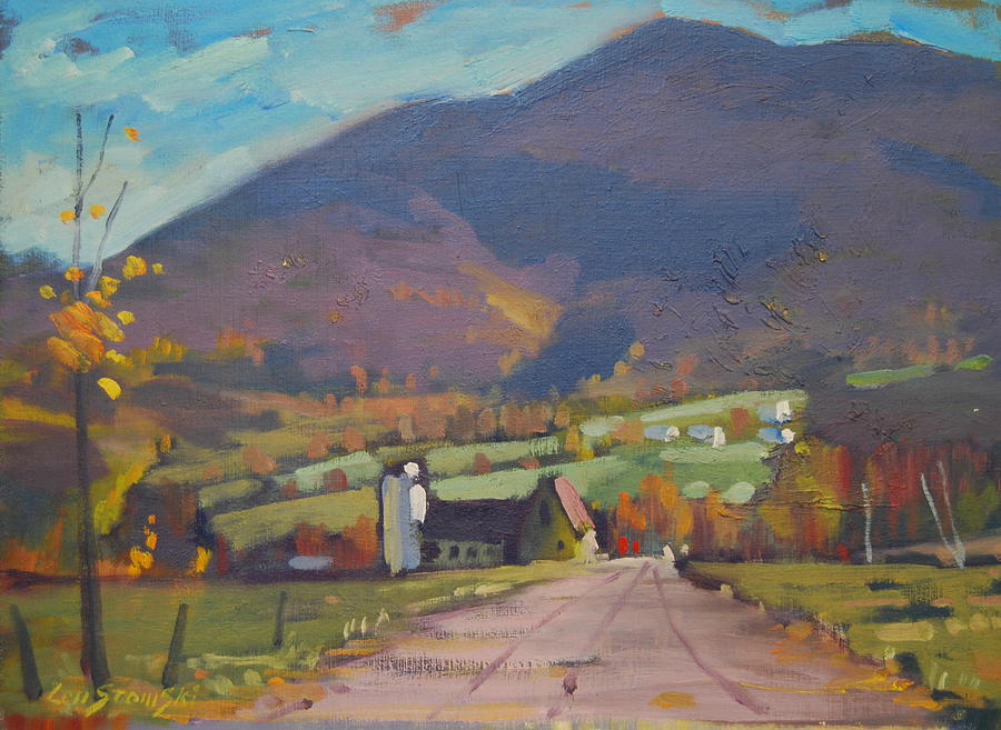 Southern Vermont Painting by Len Stomski