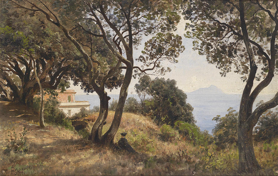 Southern View Painting by Ascan Lutteroth