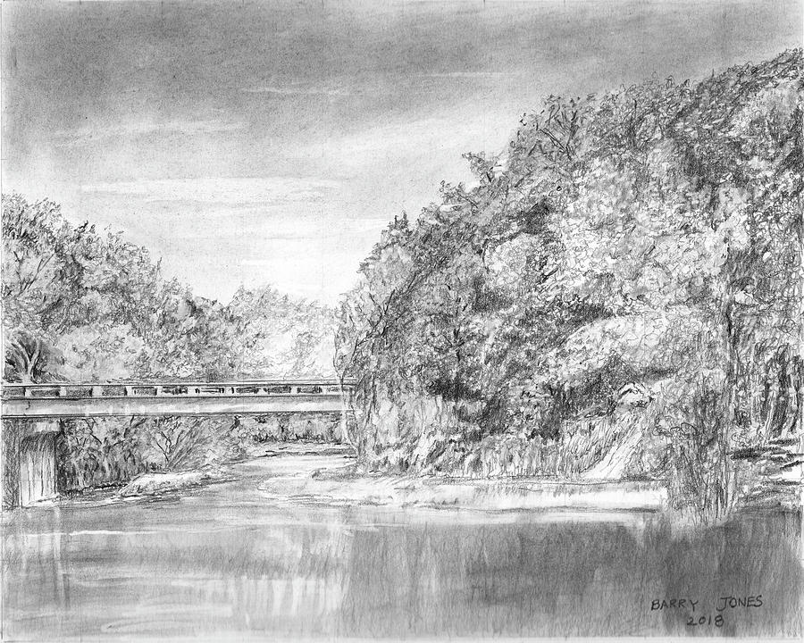Southern Vista Drawing by Barry Jones