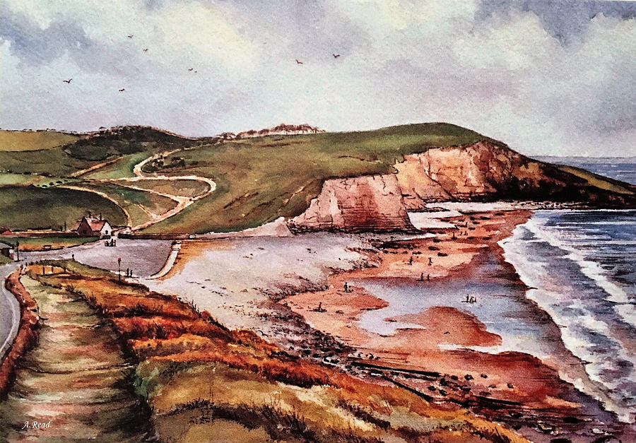 Southerndown Wales Painting by Andrew Read