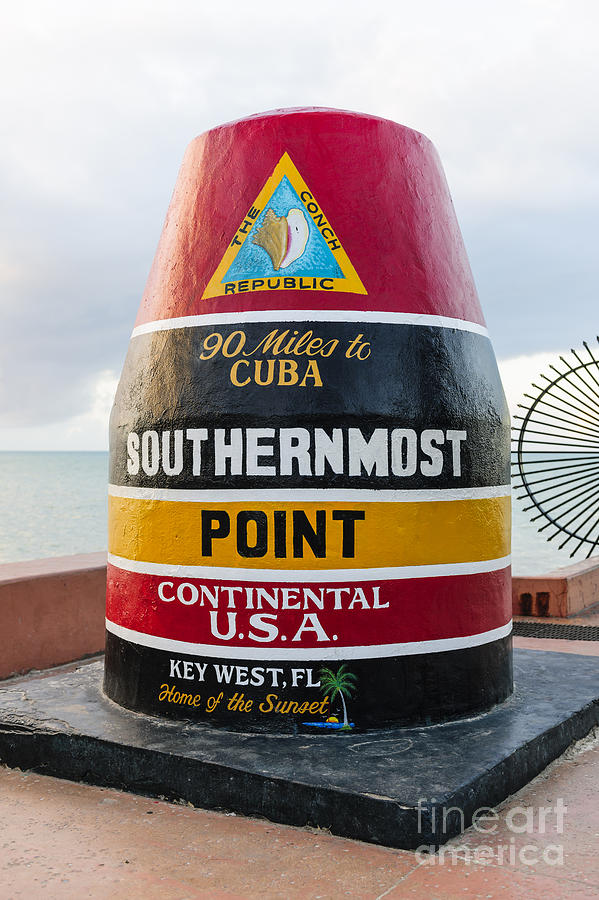Southernmost point Photograph by Elena Elisseeva