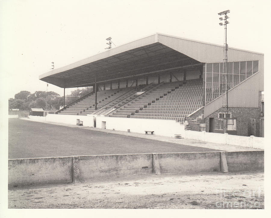 Southport FC - Haig Avenue - Main Stand 1 - Early 60s Photograph by Legendary Football Grounds