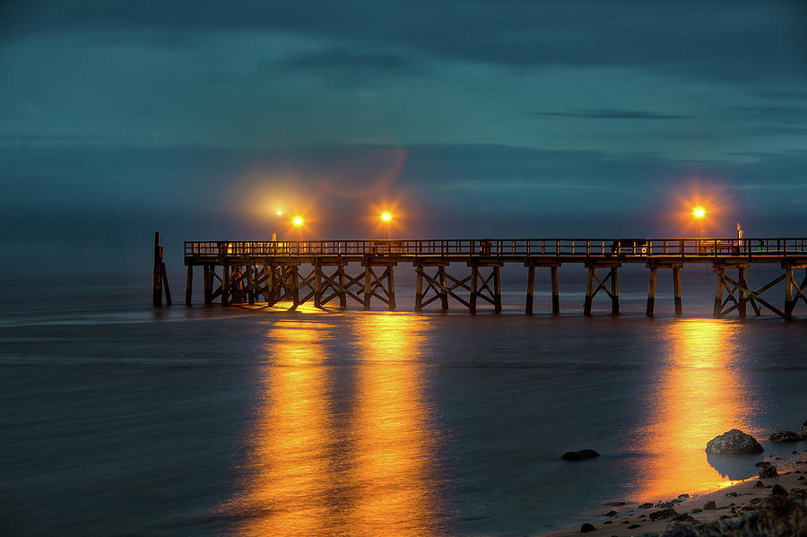 Southport Pier Morning Twilight Photograph by Nick Noble