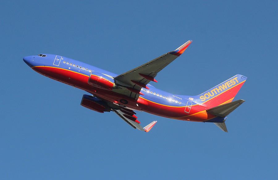 Southwest Airlines Boeing 737 Photograph by Joseph C Hinson