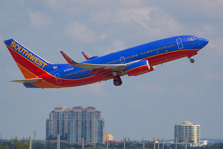 Southwest Airlines Photograph by Dart Humeston