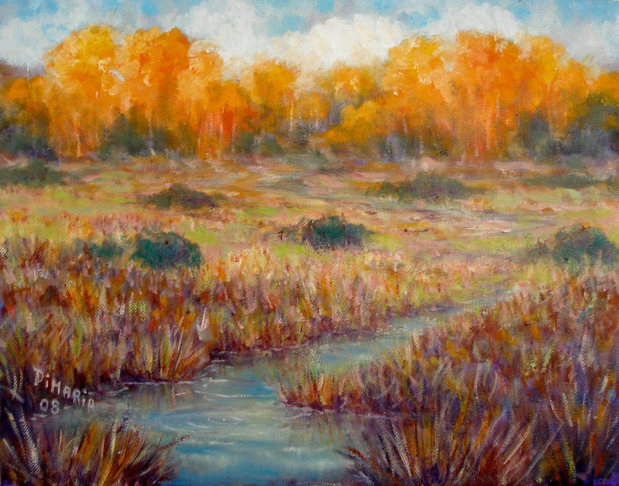 Realism Painting - Southwest Autumn by Donelli DiMaria Realism Painting - Southwest Autumn by Donelli DiMaria