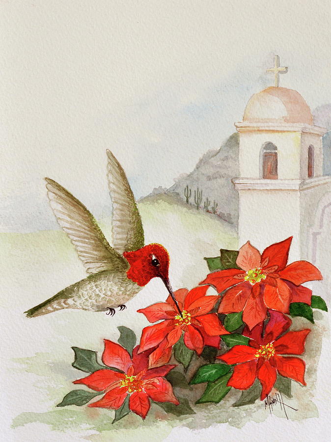 Southwest Christmas Painting by Marilyn Smith