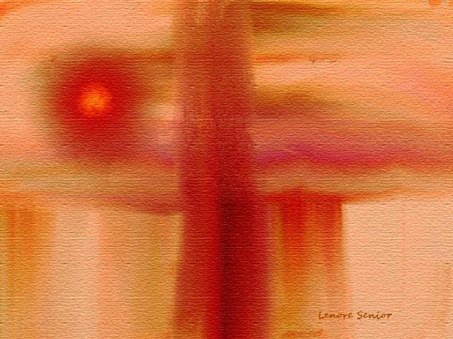 Abstract Painting - Southwest Design by Lenore Senior