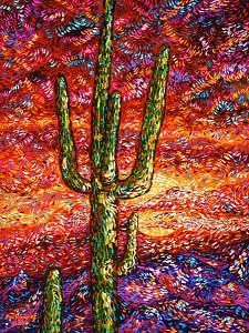 Southwest Painting - Southwest Sunset by Max R Scharf Southwest Painting - Southwest Sunset by Max R Scharf
