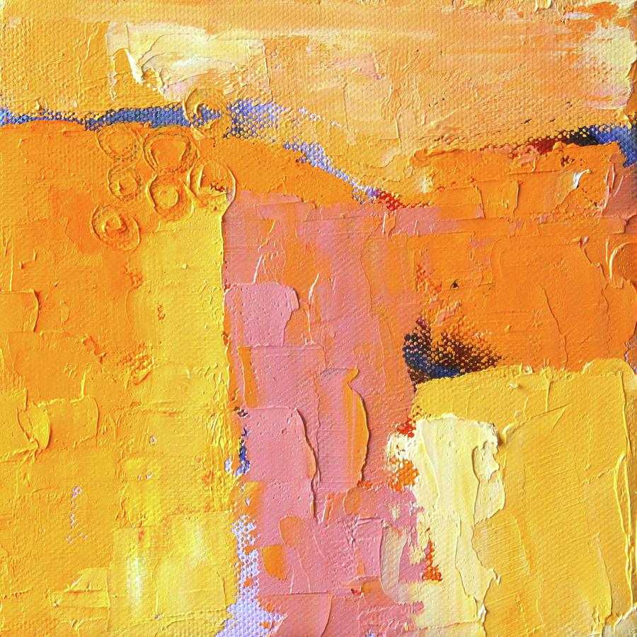 Southwestern Abstract Landscape Painting by Nancy Merkle