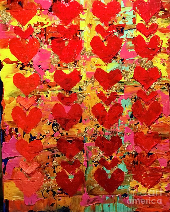 Southwestern Love Painting by Sherry Harradence