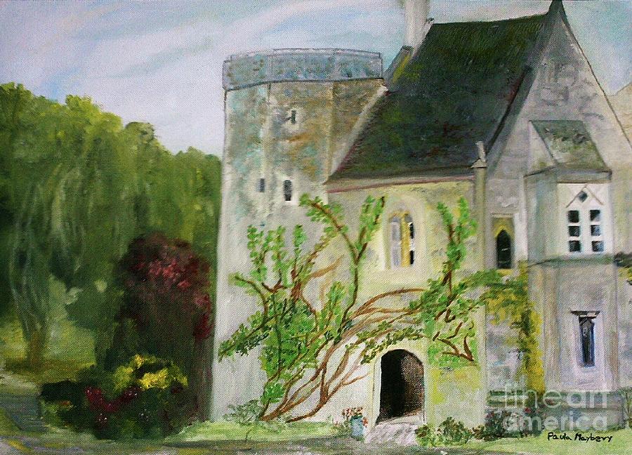Southwick Hall Painting by Paula Maybery