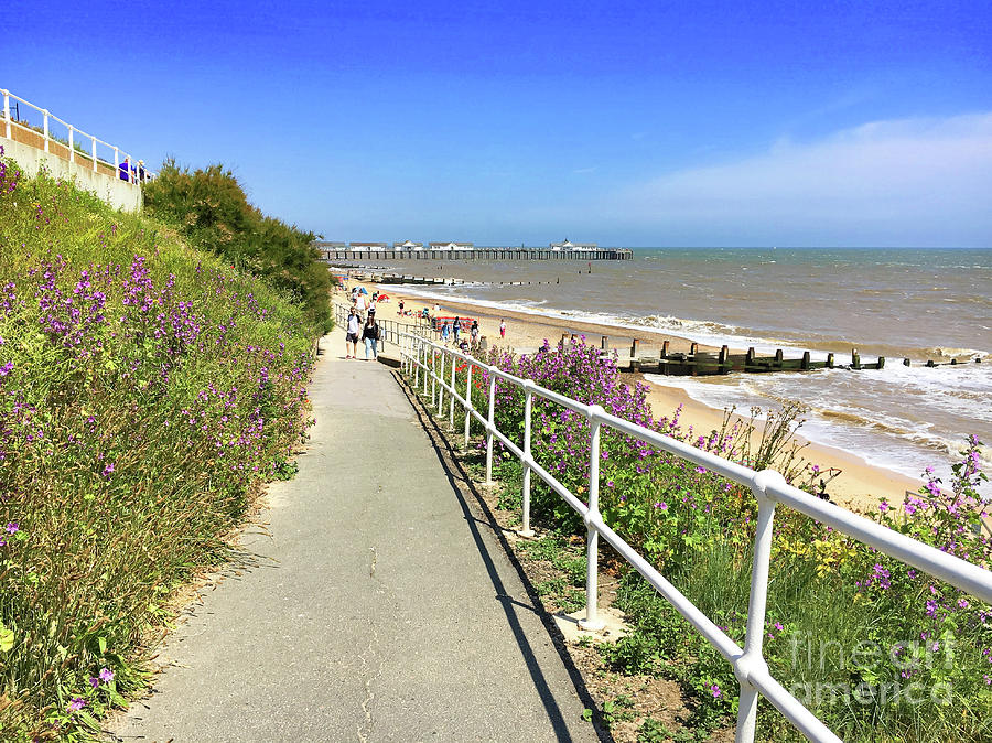 Nature Photograph - Southwold seafront scene by Tom Gowanlock