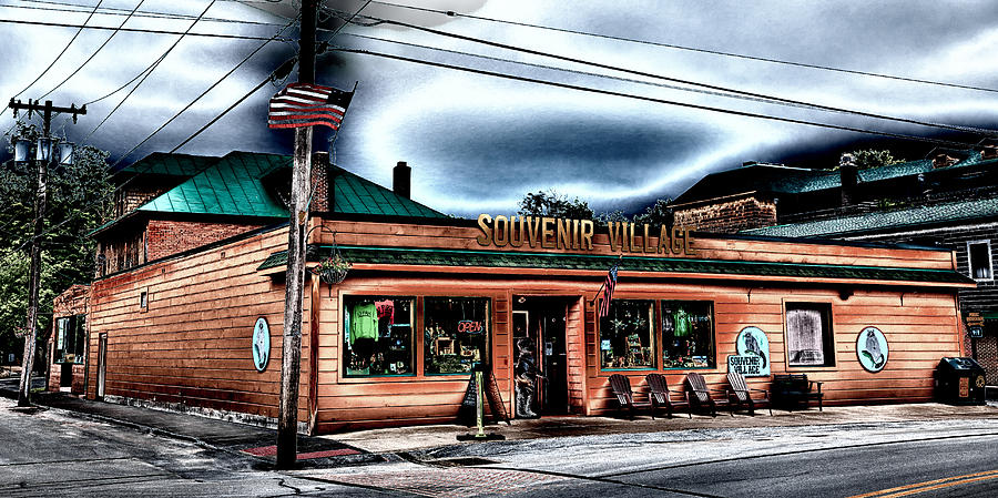 Souvenir Village in Downtown Old Forge Photograph by David Patterson ...