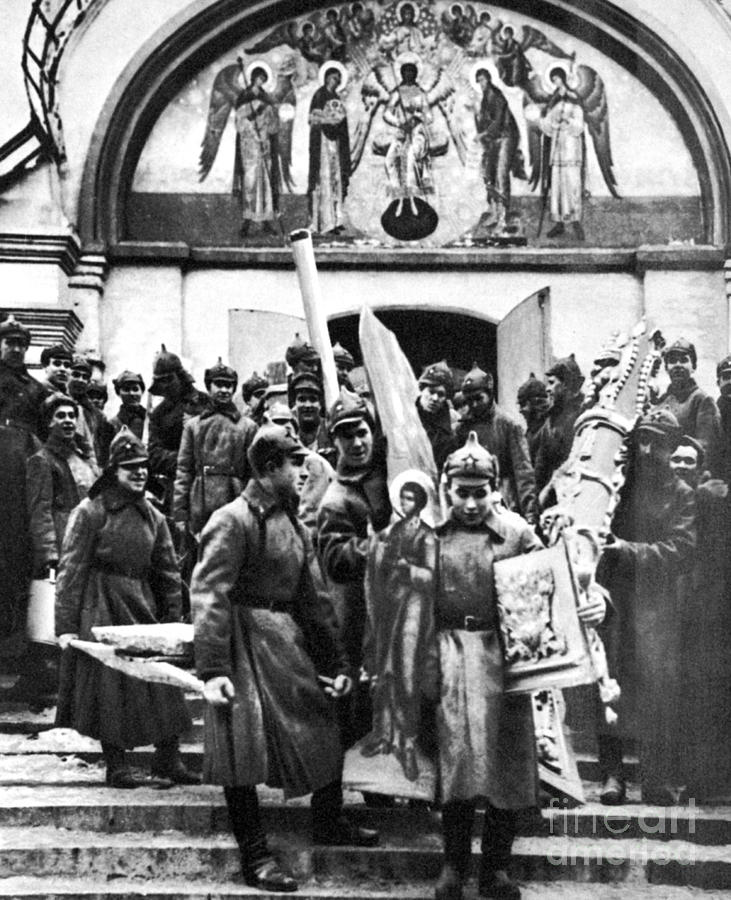 Soviet Anti-religion Policy Photograph by Granger