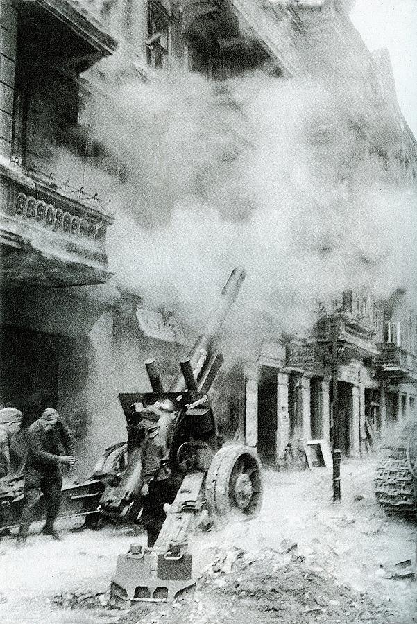 Soviet artillery Berlin 1945 Photograph by David Lee Guss - Pixels