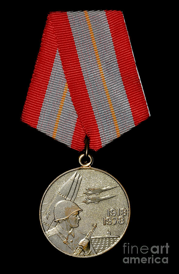 Soviet red Army Medal Photograph by Yurix Sardinelly