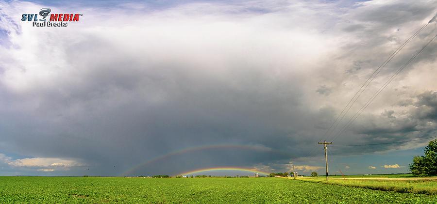 Soybeans and Rainbows Photograph by Paul Brooks