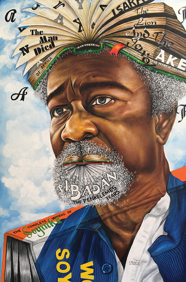 SOYINKA An African Literary Icon Painting by O Yemi Tubi