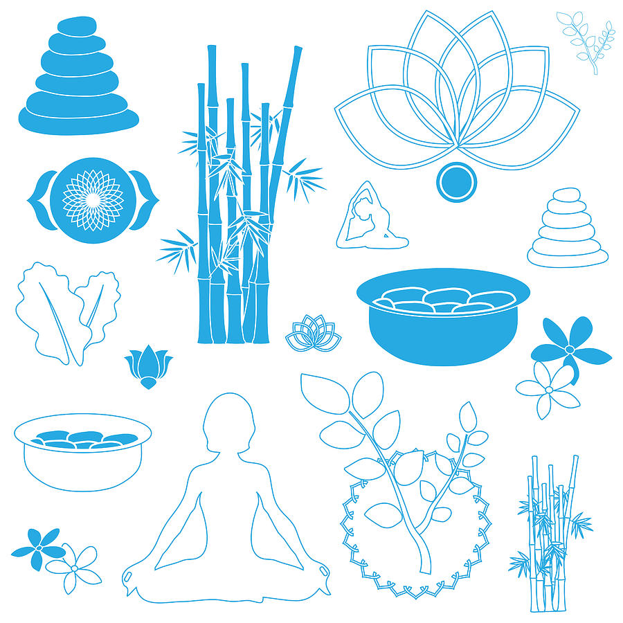 Spa And Healing Massage Art Digital Art by Serena King