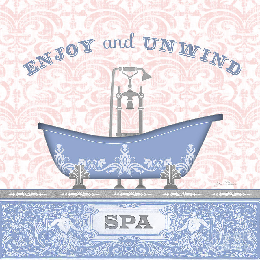 Spa Time-JP3846 Painting by Jean Plout