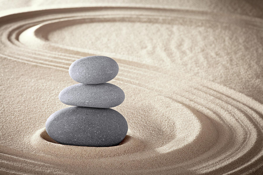 Spa Zen Meditation Stones -  Zen Photograph by Dirk Ercken