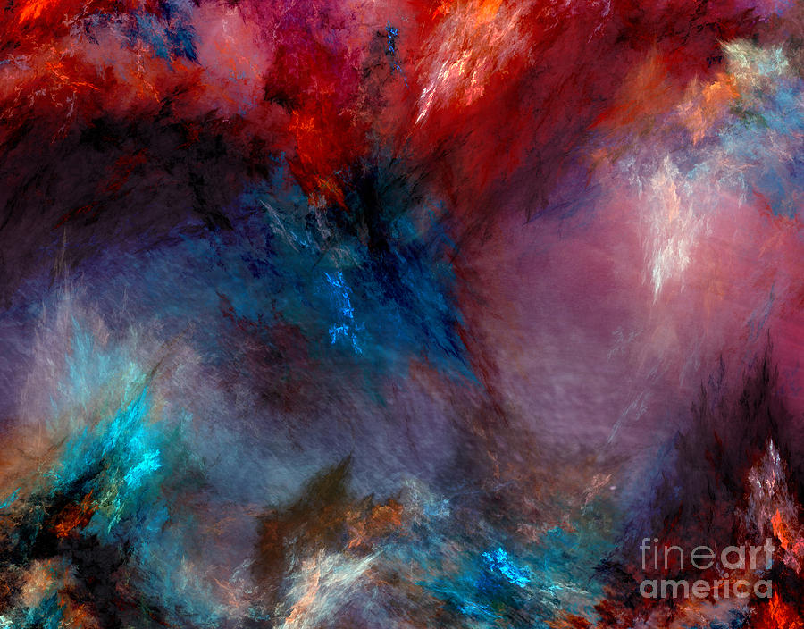 Space Painting - Space 4 by Justyna Jaszke JBJart
