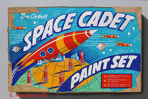 K Henderson Painting - Space Cadet by K Henderson by K Henderson