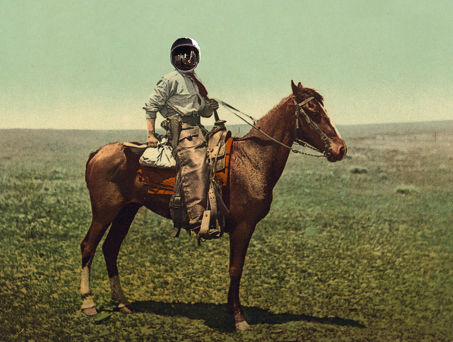 Space Cowboy 1898 Photograph by Richard Reeve