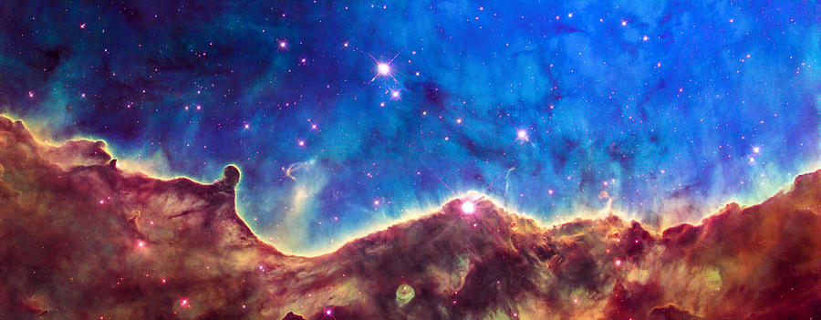 Space Digital Art - Space image nebula panorama by Matthias Hauser