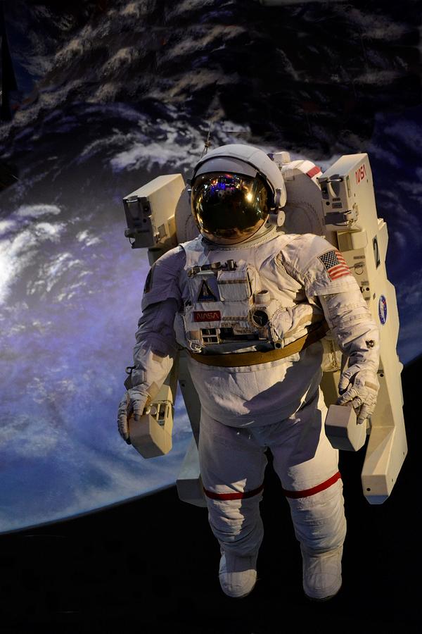 Space Man Photograph by Nadalyn Larsen