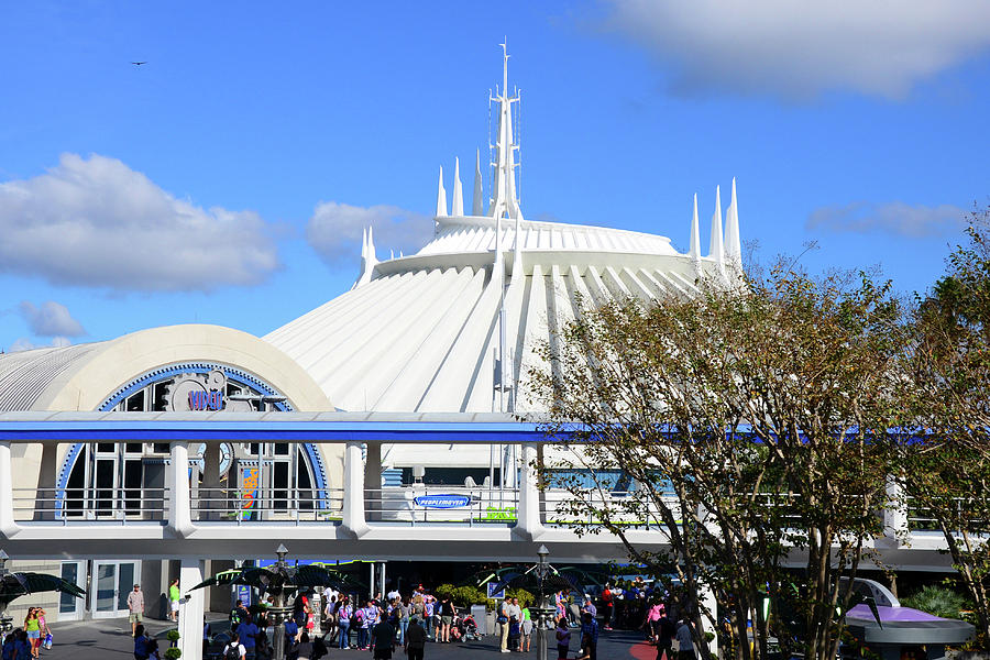 Space Mountain day Photograph by David Lee Thompson
