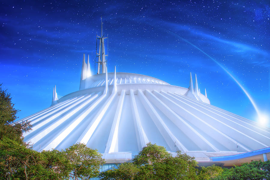 Space Mountain Photograph by Mark Andrew Thomas