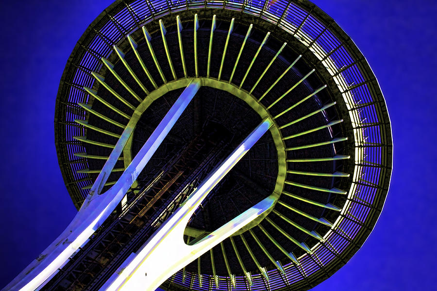 Space Needle Abstraction Photograph by Gary Holmes