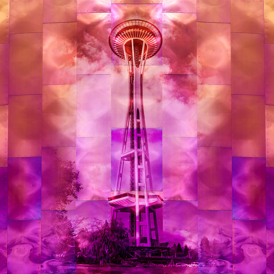Space Needle - EMP - Seattle Photograph by Nikolyn McDonald