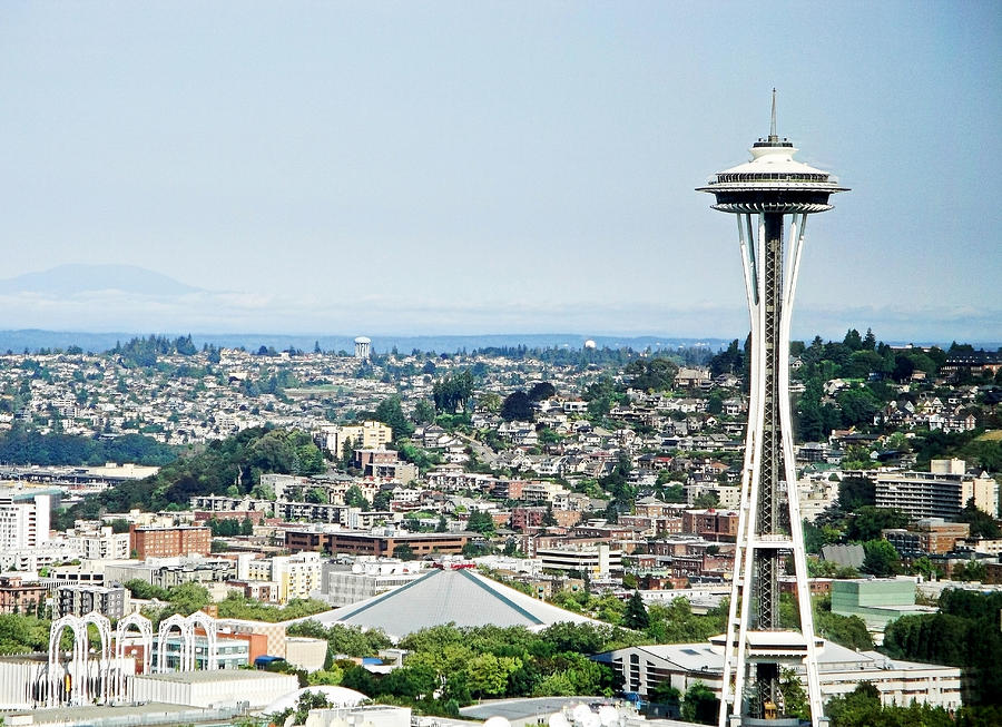 Space Needle in Daylight Photograph by Robert Meyers-Lussier